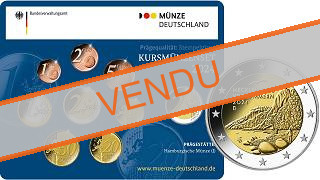 Coffret série monnaies euro Allemagne 2024 BU