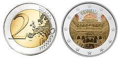 Commémorative 2 euros Espagne 2024 UNC en couleur type B - Cathédrale de Séville