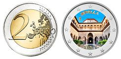 Commémorative 2 euros Espagne 2024 UNC en couleur type D - Cathédrale de Séville