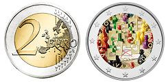 Commémorative 2 euros Finlande 2024 UNC en couleur type A - Elections et Démocratie