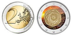 Commémorative 2 euros Portugal 2024 UNC en couleur type A - Révolution des Œillets (en prévente)