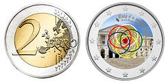 Commémorative 2 euros Portugal 2024 UNC en couleur type C - Révolution des Œillets (en prévente)