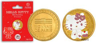 50 Ans d'Hello Kitty Médaille 2024 Monnaie de Paris - Hello Kitty (en prévente)