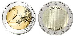 Commémorative commune 2 euros Luxembourg 2009 UNC - EMU