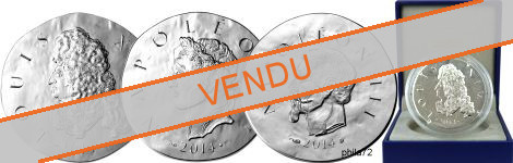 Lot 3 pièces 10 euros argent Louis XIV - Napoléon 1er - Napoléon III  2014 Belle épreuve - Monnaie de Paris