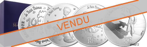 Lot 3 pièces 10 euros Argent Petit Prince 2015 Belle épreuve - Monnaie de Paris