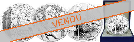 Lot 3 pièces 10 euros argent Tristan et Yseult - Chimène - Manon Lescaut 2015 Belle épreuve - Monnaie de Paris