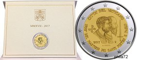 Commémorative 2 euros Vatican 2017 BU - Anniversaire du martyre de Saint Pierre et de Saint Paul