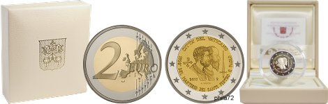 Commémorative 2 euros Vatican 2017 BE - Anniversaire du martyre de Saint Pierre et de Saint Paul