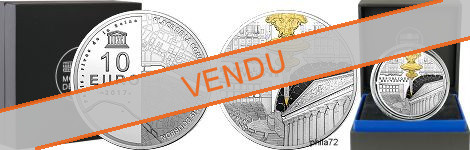 Commémorative 10 euros Argent Unesco  Concorde et Assemblée Nationale 2017 Belle Epreuve - Monnaie de Paris