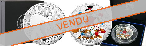 Commémorative 50 euros Argent la bande a Picsou 2017 Belle Epreuve - Monnaie de Paris