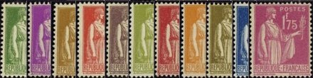 Série type Paix - 11 timbres