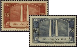 Paire monument de Vimy