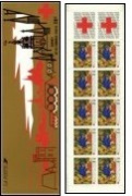 Croix-Rouge 1987 - carnet de 10 timbres + 2 vignettes