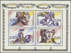 Bicentenaire de la Révolution française 1991 - bloc de 4 timbres