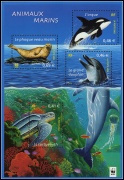 Nature de France - Faune marine 2002 - bloc de 4 timbres
