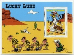 Fête du timbre - Lucky Luke 2003 - bloc de 1 timbre