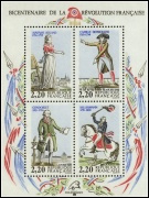 Personnages célèbres - Révolution 1989 - bloc de 4 timbres