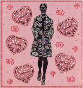 Saint Valentin - Coeurs Cacharel 2005 - bloc de 5 timbres