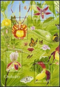 Nature - Orchidées 2005 - bloc de 4 timbres