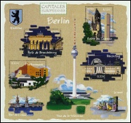 Capitales européennes - Berlin 2005 - bloc de 4 timbres