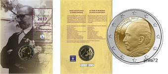 Commémorative 2 euros Grèce 2017 Coincard - Nikos Kazantzakis