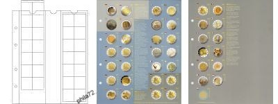 Feuilles préimprimées numismatiques CARAVELLE  2 euros commémoratives 2012 avec ateliers allemands - Hors 10 ans de l'euro