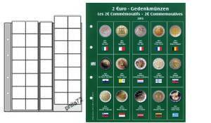 Feuille préimprimée numismatique PREMIUM 2 euros commémoratives 2015