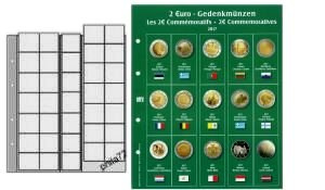 Feuille préimprimée numismatique PREMIUM 2 euros commémoratives 2017 - 2ème partie