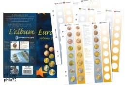Feuilles monnaies CARAVELLE Euro préimprimées pour les 15 séries des premiers pays de la zone Euro