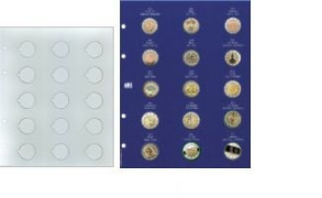 Feuilles préimprimées numismatiques TOPset 2 euros commémoratives 2014-2015