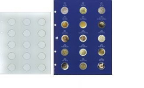 Feuilles préimprimées numismatiques TOPset 2 euros commémoratives 2015