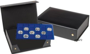 Coffret numismatique TABLO en simili cuir vendue vide pour 10 plateaux TAB L