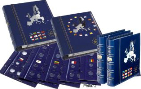 Lot des 2 Albums monnaies VISTA Euro Classic volume I & II pour les 24 pays de la zone Euro