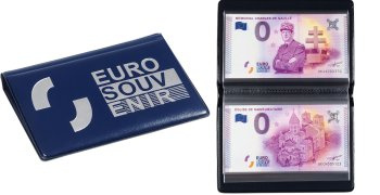 Album de poche ROUTE pour 20 ou 40 billets Euro Souvenir