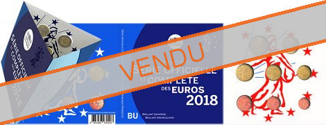 Coffret série monnaies euro France 2018 BU - Monnaie de Paris