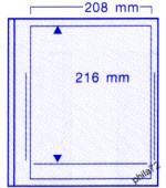 Feuilles neutres SPÉCIAL-DUAL 1 bande de 208 x 216 mm - paquet de 5 feuilles