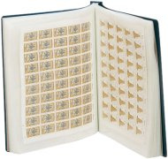 Classeur LINDNER philatélique pour 100 feuilles entières jusqu'à 290 x 315 mm