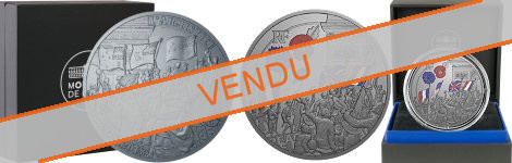 Commémorative 10 euros Argent Grande Guerre  la liesse populaire lors de l'Armistice 2018 Belle Epreuve - Monnaie de Paris