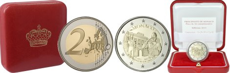 Commémorative 2 euros Monaco 2017 BE - Création des Carabiniers du Prince