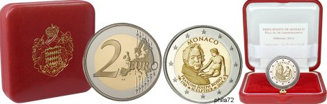 Commémorative 2 euros Monaco 2018 BE - François-Joseph Bosio Sculpteur