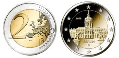 Commémorative 2 euros Allemagne 2018 UNC - Berlin château de Charlottenbourg