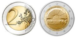 Commémorative 2 euros Chypre 2017 UNC - ville de Paphos