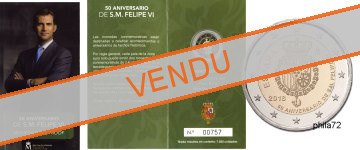 Commémorative 2 euros Espagne 2018 BE - Felipe VI