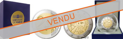 Commémorative 2 euros France 2017 BE Monnaie de Paris - Auguste Rodin 