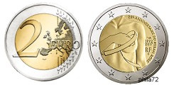 Commémorative 2 euros France 2017 UNC - Opération Ruban rose