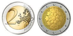 Commémorative 2 euros France 2018 UNC - le Bleuet