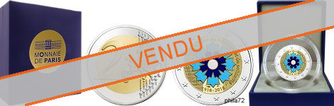 Commémorative 2 euros France 2018 BE Monnaie de Paris - le Bleuet