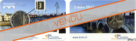 Coincard pièce 2 euros Pays-Bas 2017 BU Coincard - Pont de Saint-Servais