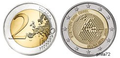Commémorative 2 euros Slovénie 2018 UNC - journée mondiale des abeilles